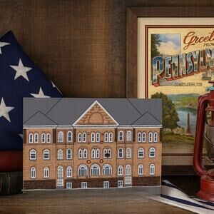 Vintage Cat’s Meow Scotland School Pennsylvania Shelf Sitter 90s Admin Building